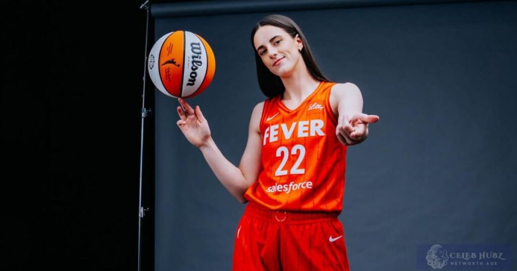 Caitlin Clark Indiana Fever official photo representing $20 million net worth from WNBA and Nike endorsements 2025