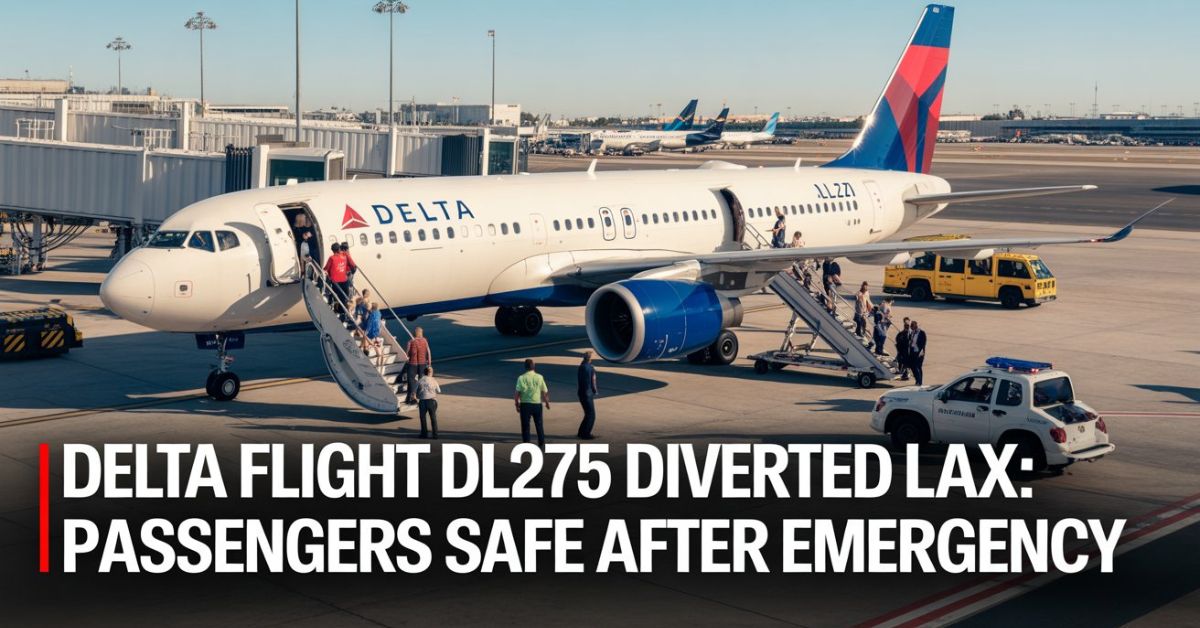 Delta Flight DL275 Diverted LAX