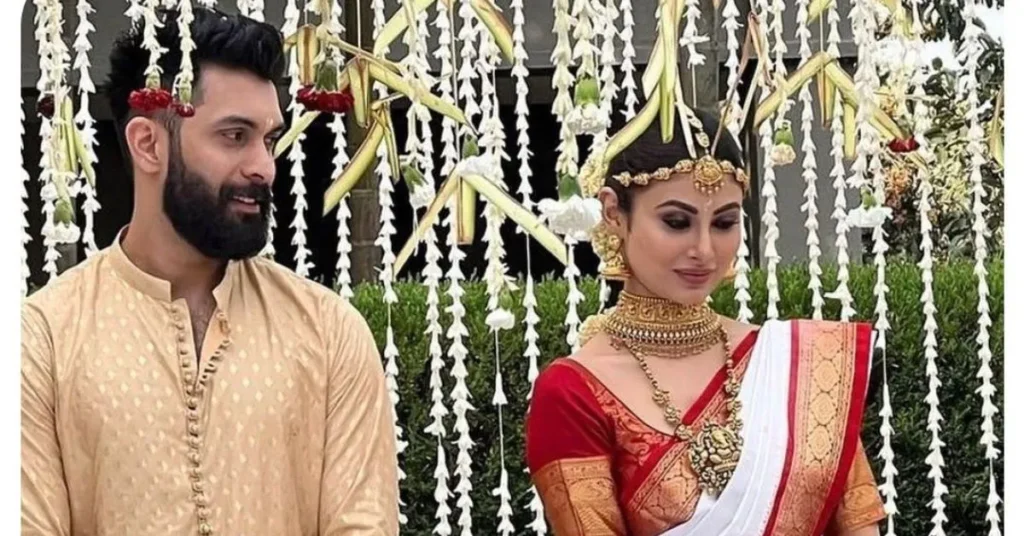 Suraj Nambiar and Mouni Roy